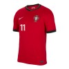 Original Trikotsatz Portugal Joao Felix 11 Heimtrikot EURO 2024 Für Kinder